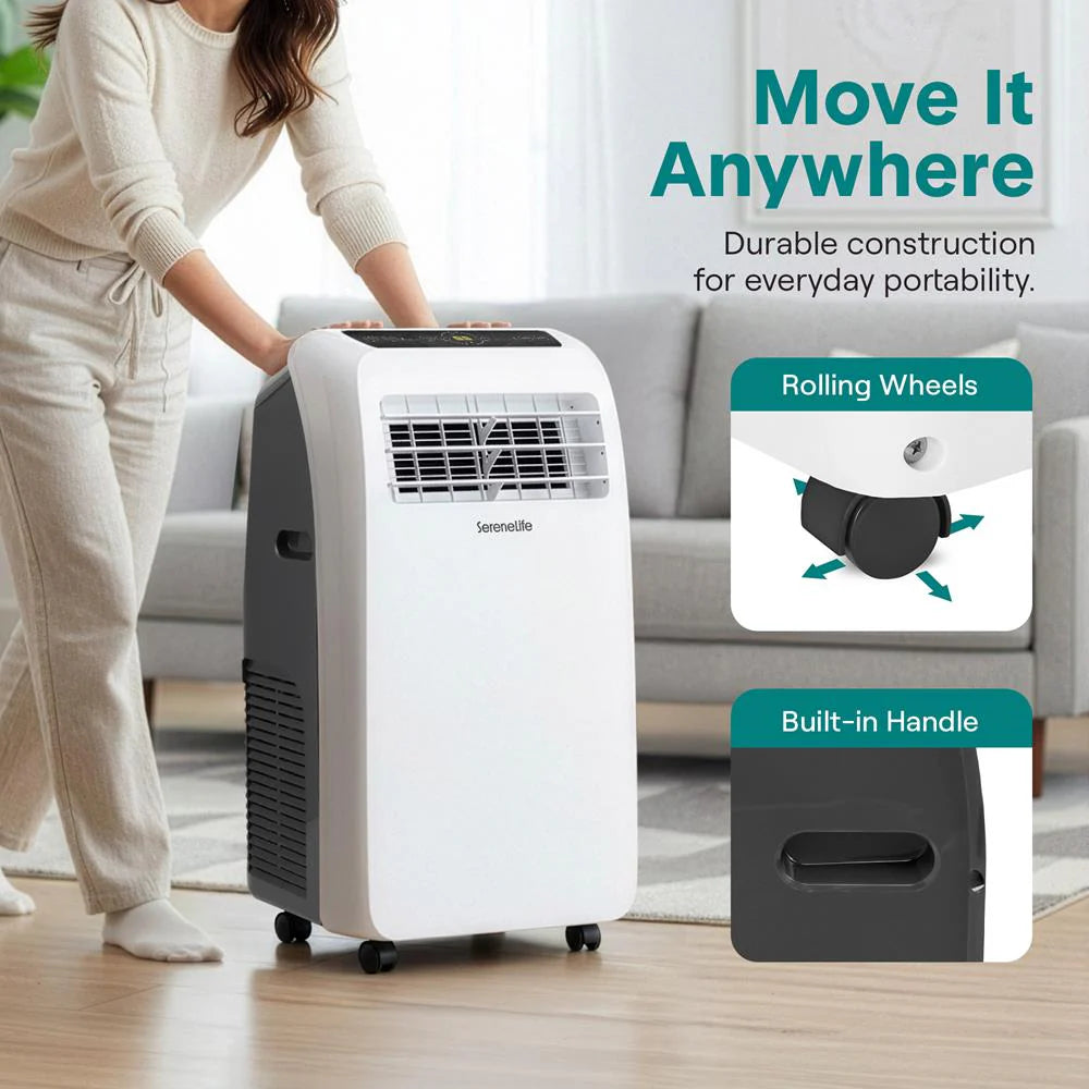 Portable Air Conditioner 10,000 BTU Efficient Cooling Dehumidifier