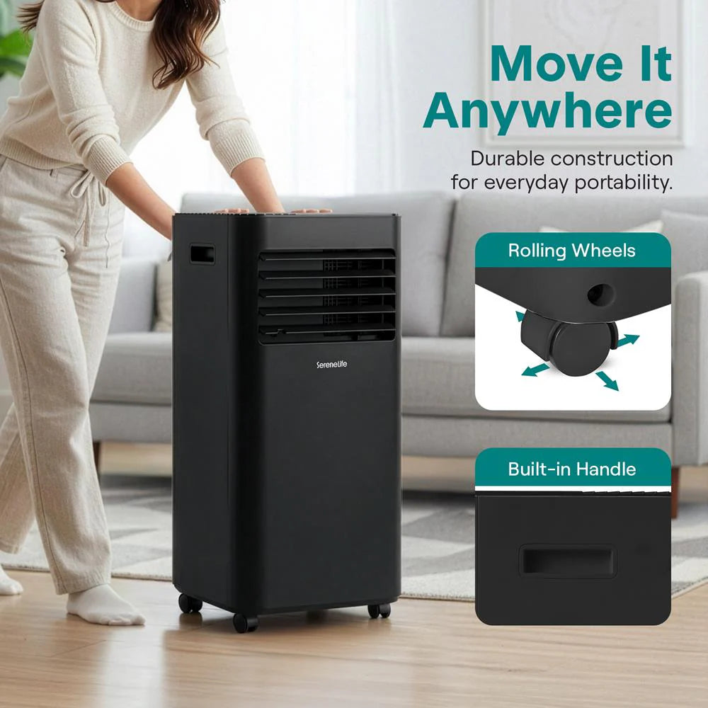 Portable Air Conditioner 10000 BTU Efficient Cooling Compact White