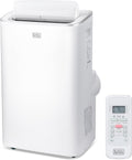 BLACK+DECKER Smart Portable Air Conditioner.12.000 BTU. for Rooms Up To 550 Sq. Ft.. Portable AC with Inverter Compressor & Window Kit.