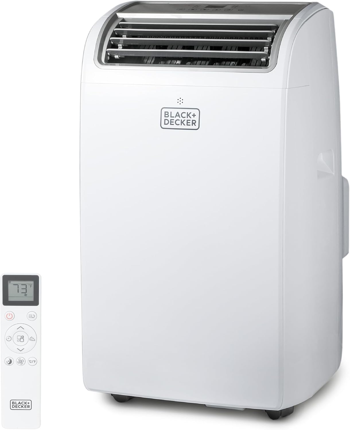 BLACK+DECKER Portable Air Conditioner with Heat. 14.000 BTU with 12.000 BTU Heating for Rooms Up To 700 Sq. Ft.. Portable AC with Follow Me Remote Control.